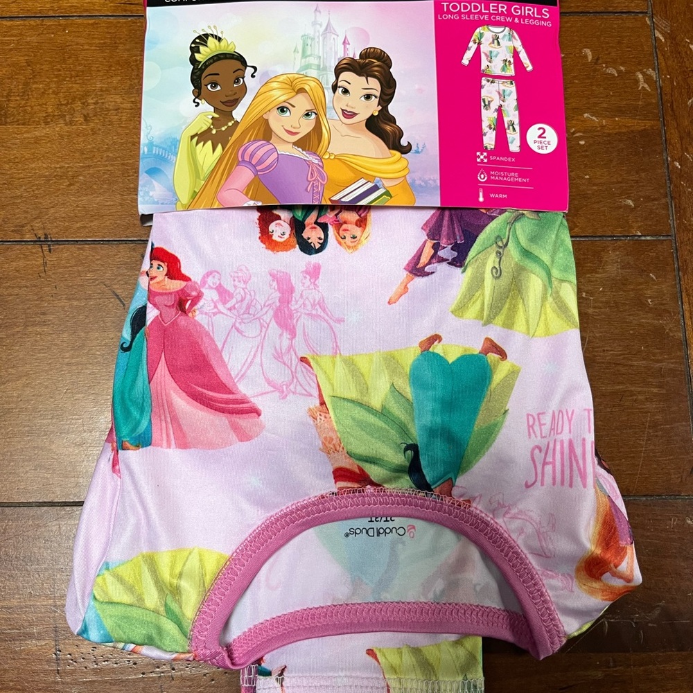 NWT Disney Princess PJs  2T/3T